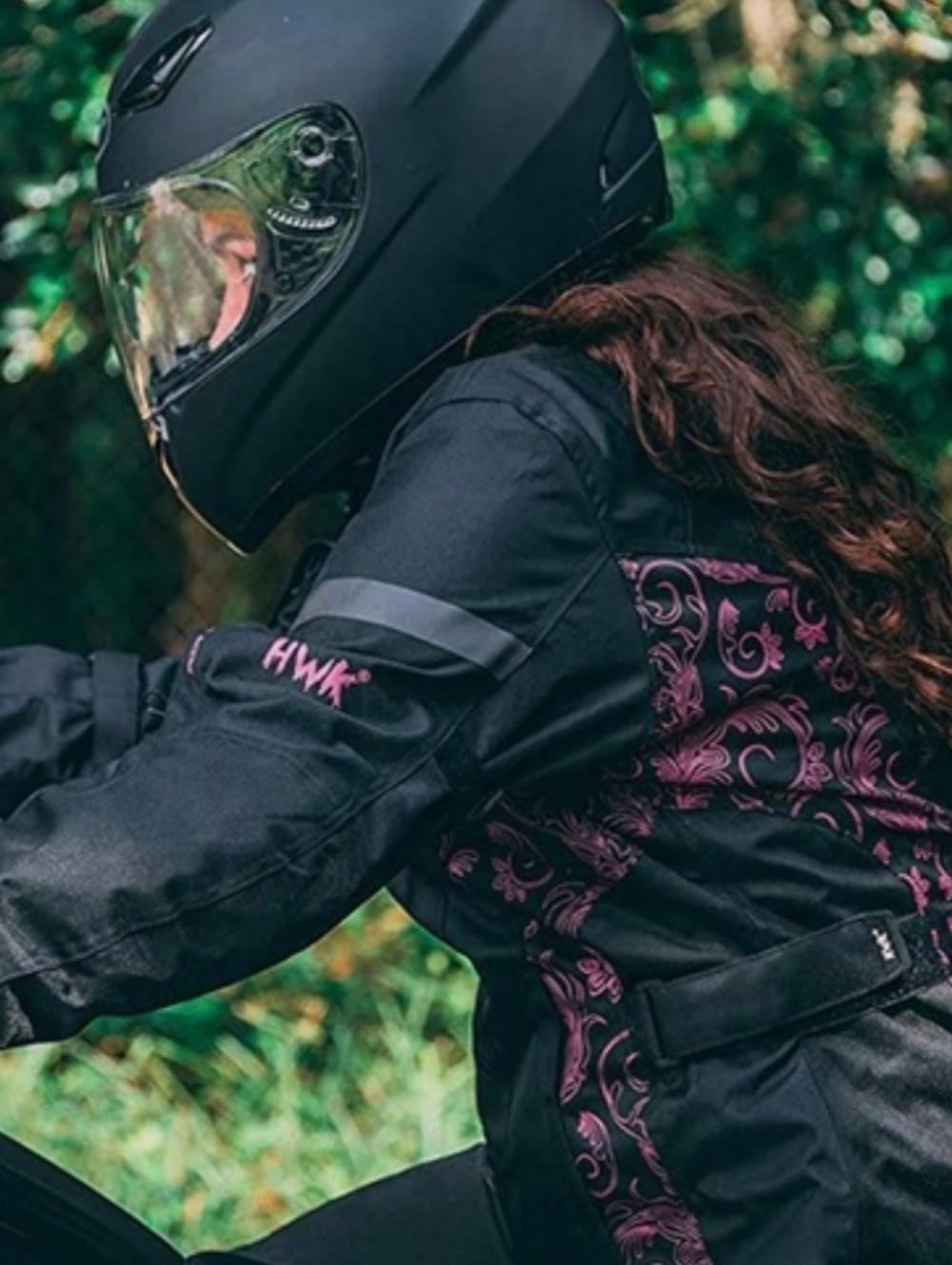#HWK Black Women's Jacket & Coat - Mesh Lined